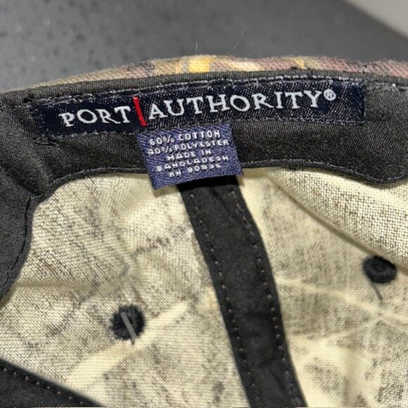 Flying D Ranch Realtree Strapback Hat Camouflage One Size Port Authority NWOT - Picture 7 of 7